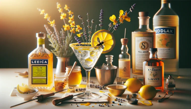 Crafting a Sweet and Herbal Yellow Jacket Cocktail